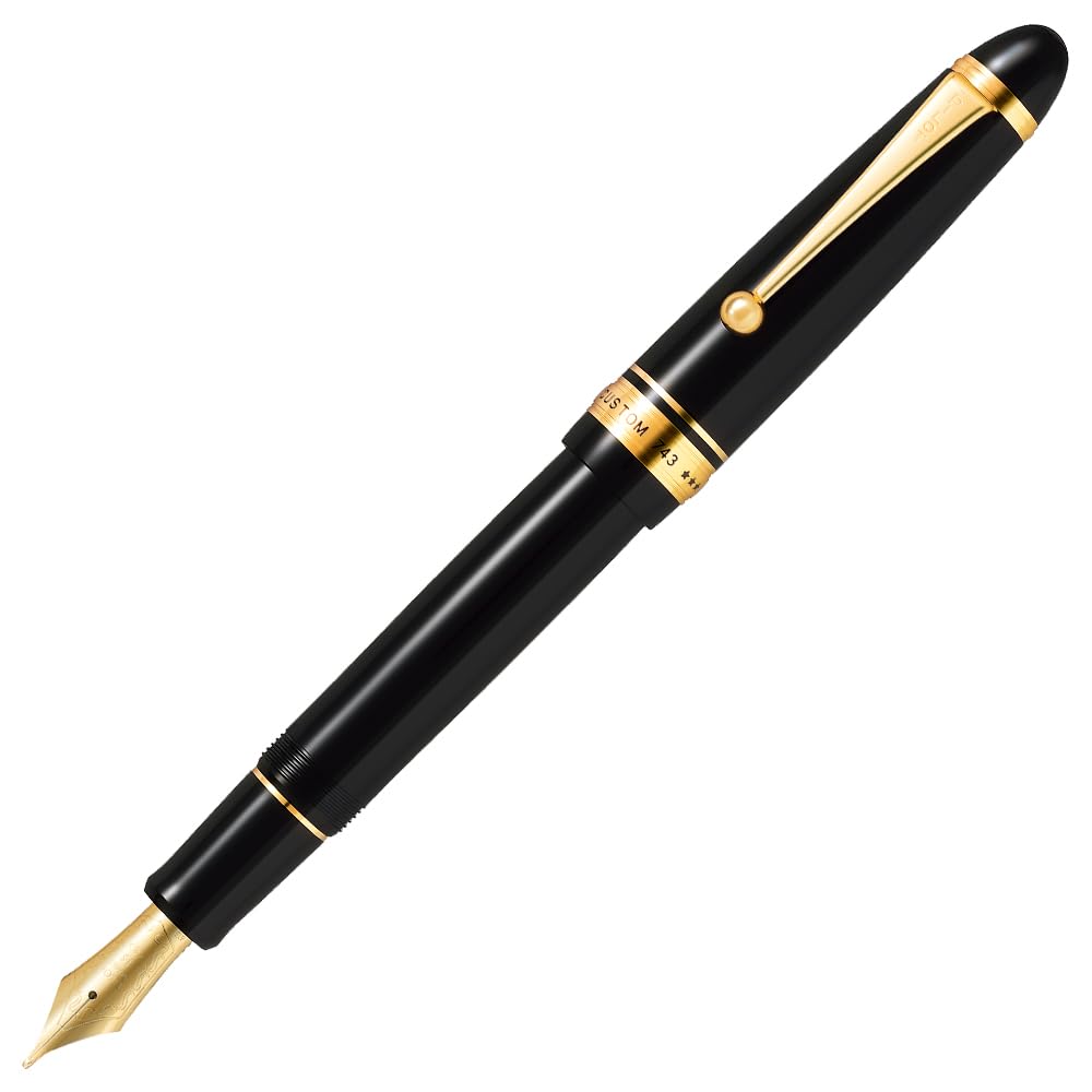 

PILOT Custom 743 B Fountain FKK3000RBB Pen, Black,