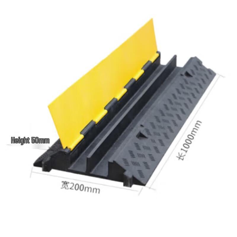 Rubber PVC Cable Management Floor Channel
