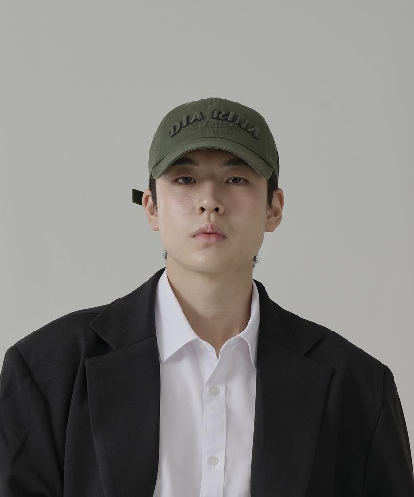 Seuteijial Diarina Washed Ball Cap [Khaki]