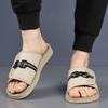 Hot Sale Korean Flip Flops Men Thick Sole Summer Sandals Non-Slip Comfortable Bathroom House Slippers Outdoor Slides