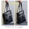Zipper Tote A4 PC Job Italy 121115 GUSIO BASICSide Bag, Expandable, Size, Commuting, Storage, Hunting, High-End Look, Women's Fashion, (BLACK)