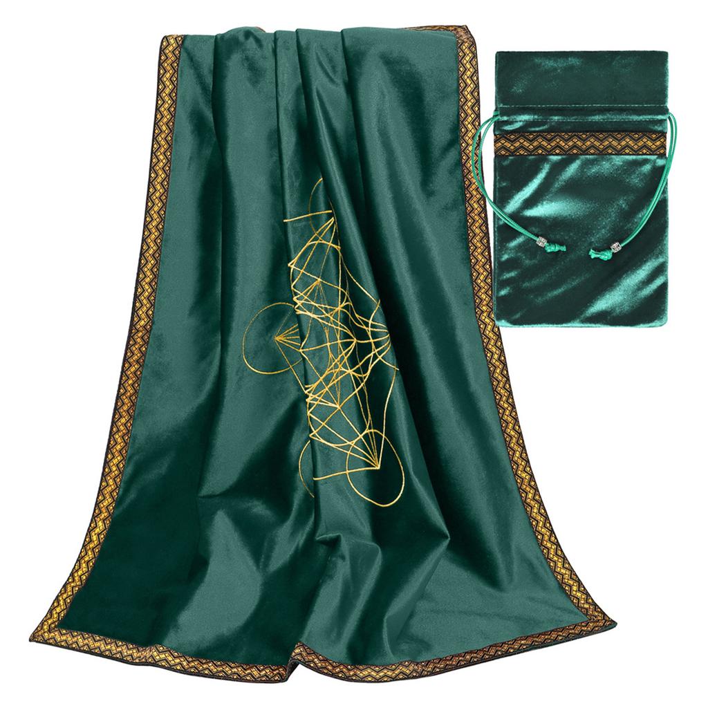 Divination Tablecloth Board Game Cards Bag Kit Board Card Pad Game Cloth Board Game Accessories Velvet with Storage Bag