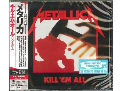 [SHM-CD] Kill 'Em All Remastered Limited Edition Metallica UICR-1137 Debut Album