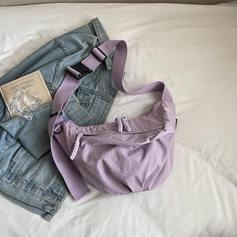 Casual bag women's new fashion shoulder bag large capacity student class commute crossbody dumpling bag