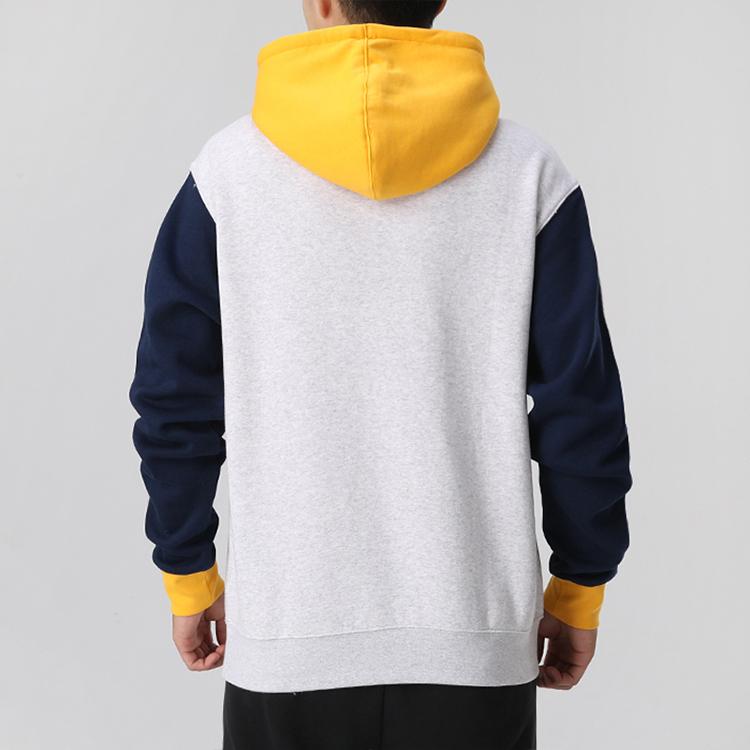 Adidas Pánská mikina s kapucí Originals Trefoil Globe Hdy s fleecovou podšívkou Bílá GD2116