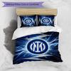 Set Biancheria da Letto 3 Pezzi con Stampa Pattern Borussia Dortmund Morbido Delicato sulla Pelle Lavabile Copripiumino e Federe Set Stagione Unica Camera da Letto