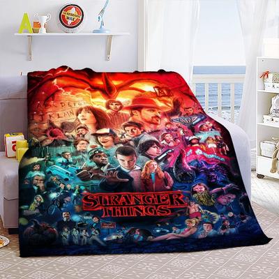 Eddie Munson Stranger Things Portable Warm Throw Blankets for Bedding Travel