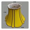 Irregular Lamp Shade Decorative Velvet Lampshade Soft Texture Yellow American Top Mount