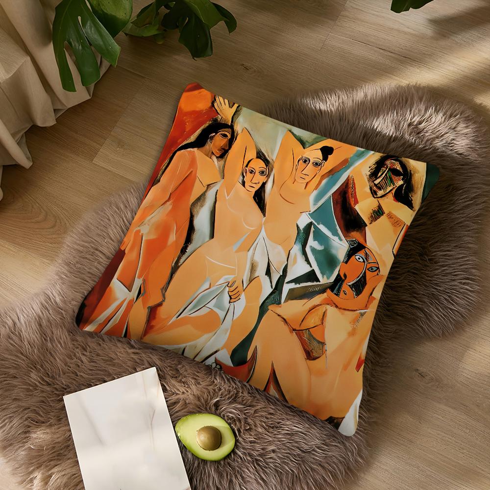 Art Pablo Picasso Cubism Abstract For Bedroom Car Coffee Shop Room Soft And Living Room Sofa Decorative Pillow Cover Case