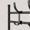 Multi-Layer Coat Rack 3-in-1 Metal Construction Shoe Rack Organizer Multifunction Freestanding Coats Hat Shelf Home Organization