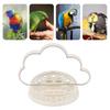 Bird Mirror for Cage Funny Interactive Toy Lovely Shape High Definition Bird Perch Stand Mirror with