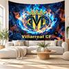 Villarreal FC Wall Tapestry, Soft Fabric Wall Hanging, Decorative Backdrop For Bedroom Home Wall Art