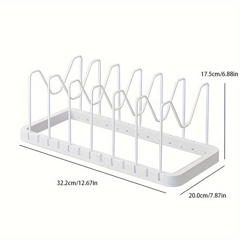 Retractable Pot Lid Rack