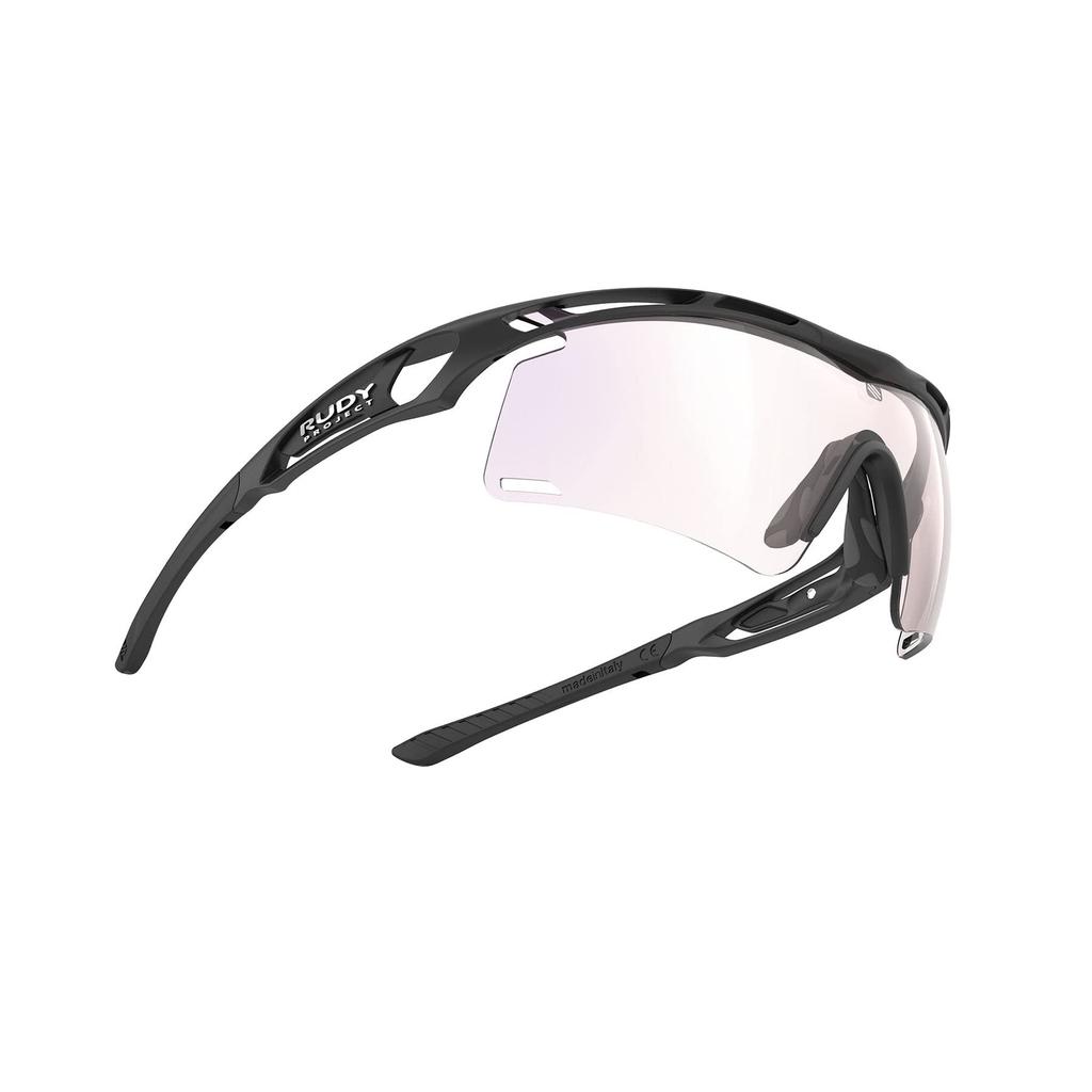 RUDYPROJECT TRALYX Sports Schwarz X2 Photochromic Laser + Sonnenbrille, Matt/Impact Rot, SP768906-0000