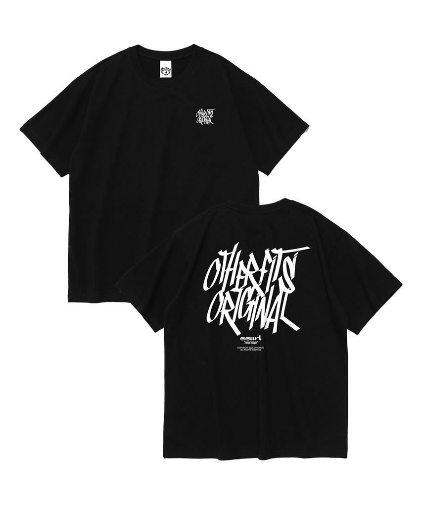 OTHERFITS Street Logo Oversized Short Sleeve T-Shirt (Black)