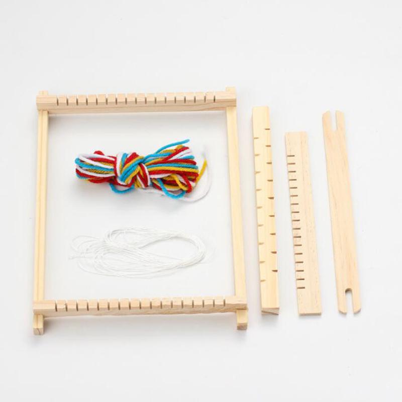 DIY Strickbrett Strickmaschine Holz Schal-, Mützen- und Sockenstrickmaschine geeignet für Familie