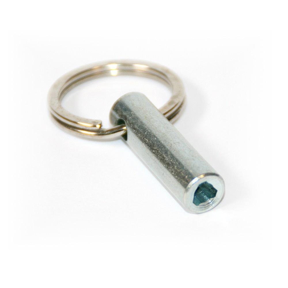 BKE triangle energy padlock key