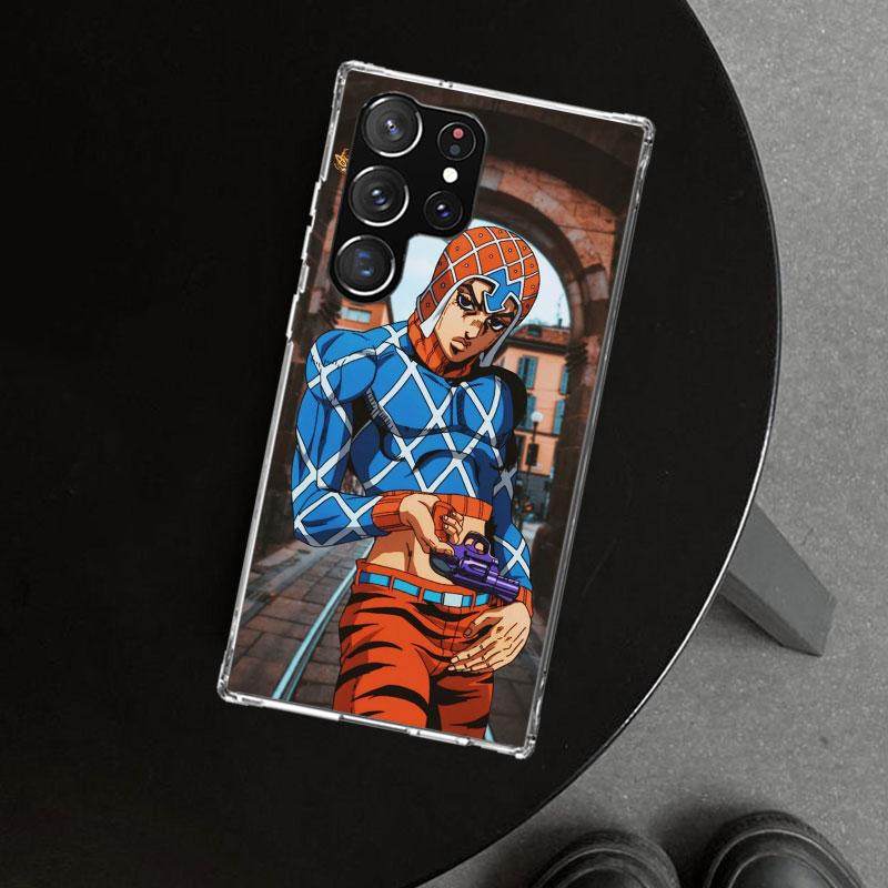 JoJo Adventure Guido Mista Phone Case Cover for Samsung Galaxy S26 S25 Edge S24 S23 Ultra S22 Plus S21 FE S20 + Art Customized F