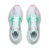 Li Ning Shadow 3 Essential Cushioning Abrasion Resistant Low top Casual Running Shoes Men's White Green ARRW003-8