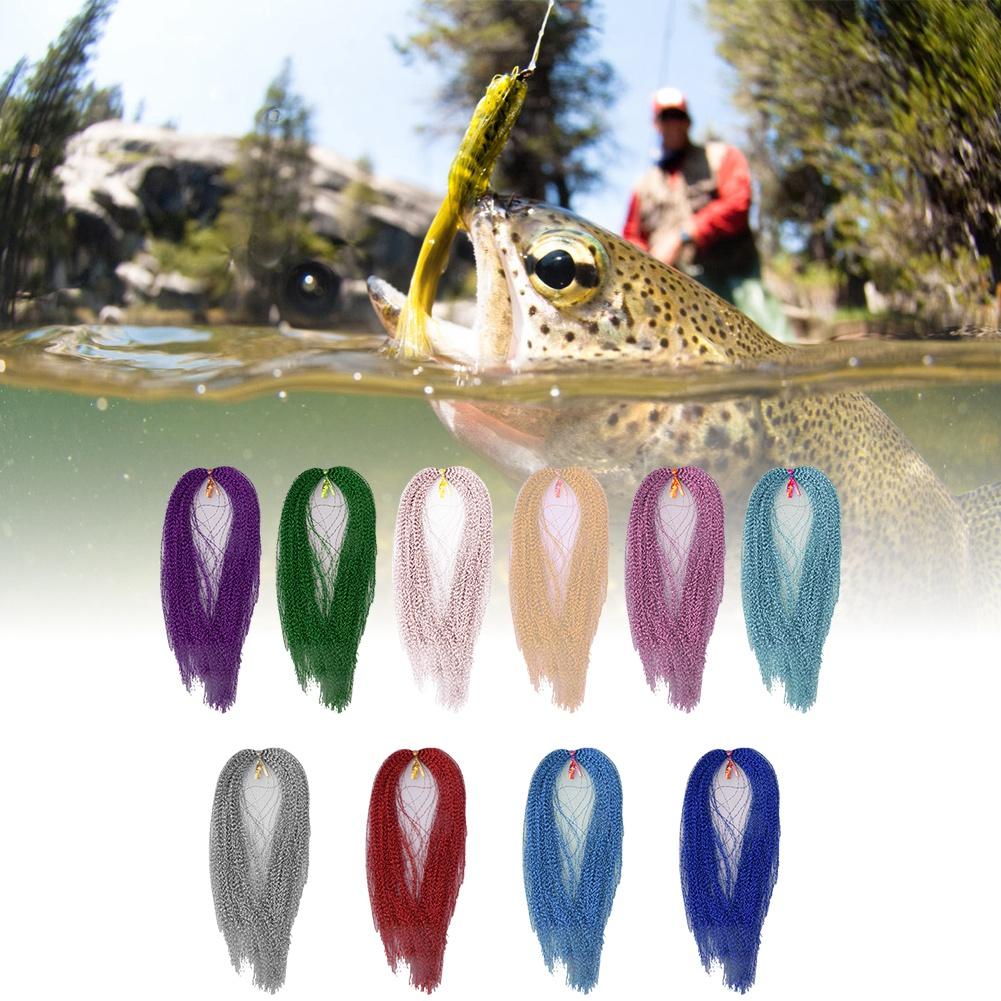 1000PCS PET Crystal Flash Fly Tying Material Holographic Fishing Lure Tying Making Jig Hook BaitsFly Fishing Tying