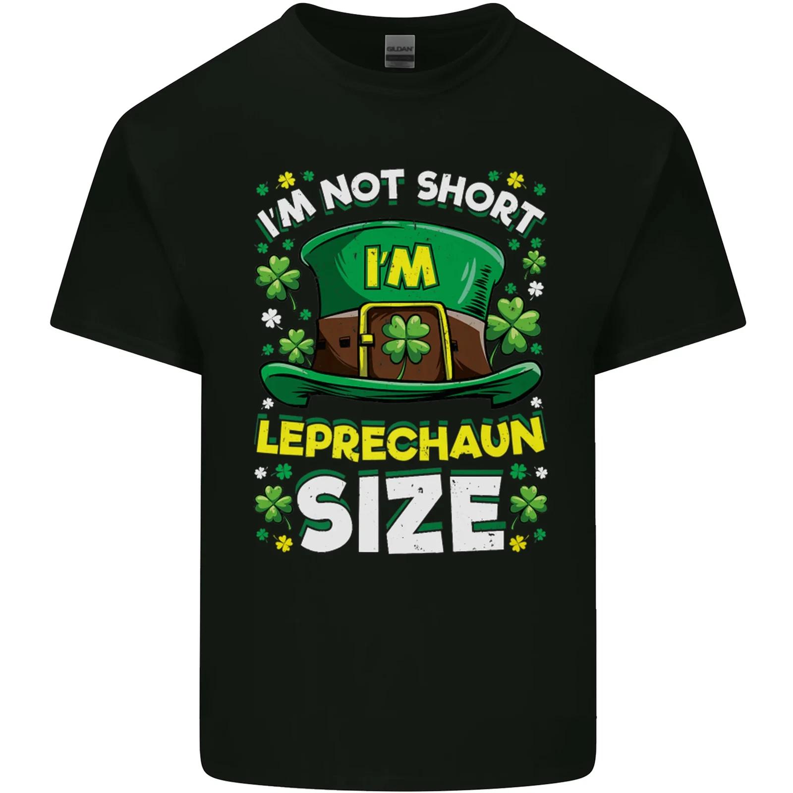 St Patricks Day Im Leprechaun Sized Funny Kids T-Shirt Childrens 2XL