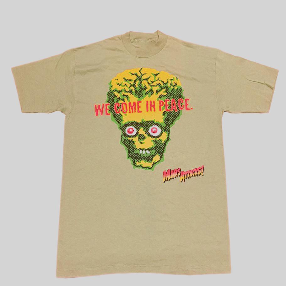 Mars Attacks We Come In Peace Tee Unisex Shirt All Size Sand MK735