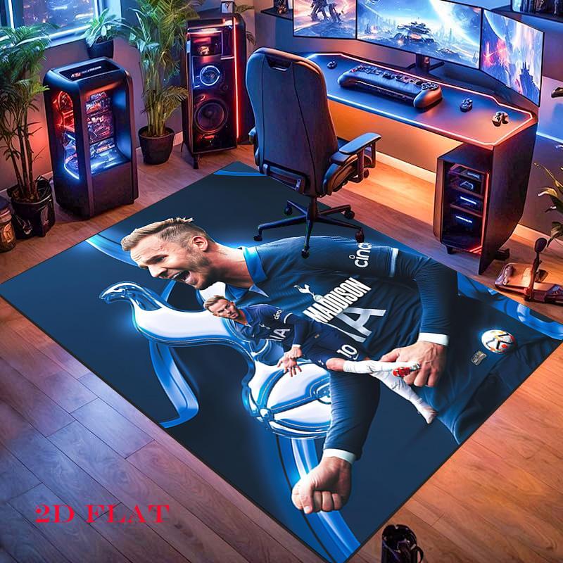 Tottenham team Carpet Rug for Living Room Bedroom Home Sofa Decoration,Kids play Nonslip Floor Mat