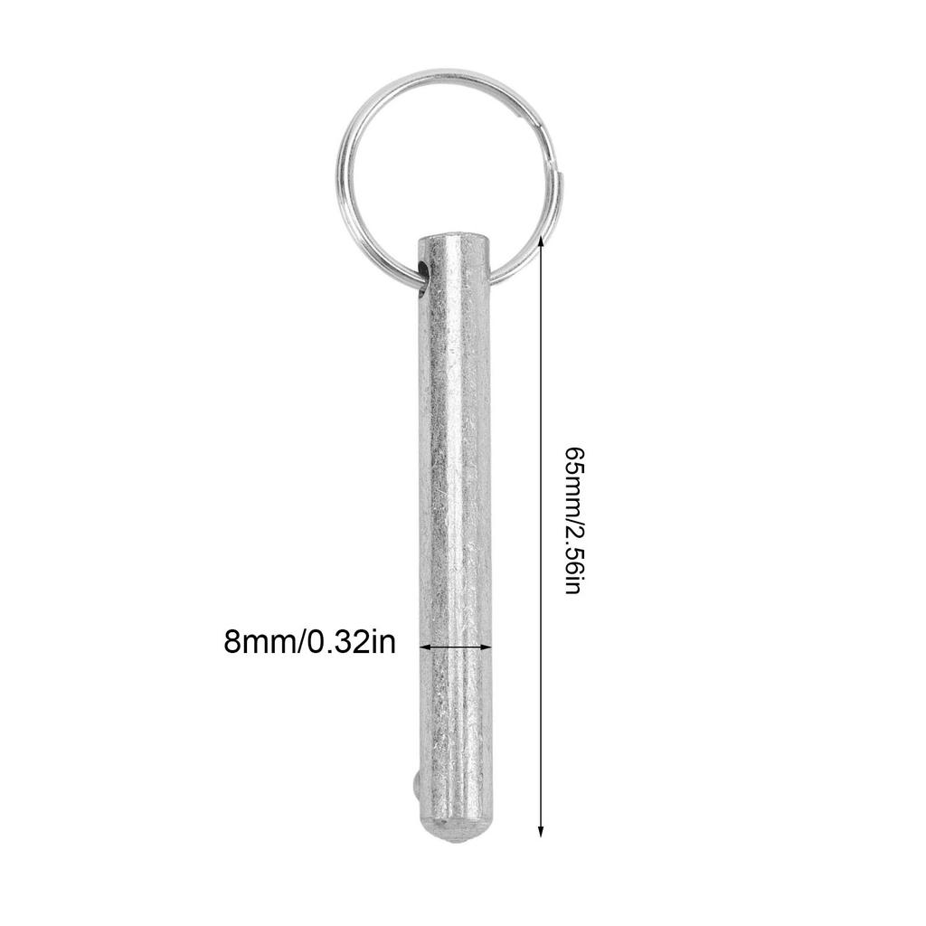 Fitnessstudio Gewichtsstapelstift Professioneller Metall-Gewichtsmaschinenstift Ersatz Gymnastikgewichte Ladestift für Krafttraining Zubehör 8x65