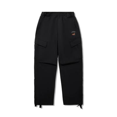 Li Ning X Henry Jones Artist Collaboration Solid Color Mid Waist Breathable Versatile Loose Casual Pants Men Pants AKXV149-3