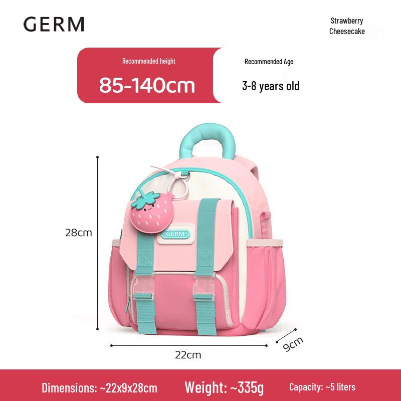 Germ Kids Strawberry School Bag Small