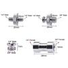 Male To Female Mount Screw Kit 1/4" to 3/8" Screw Convert Adapter Camera Screw Nut Set  Monopod