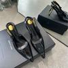 2025 spring and autumn new fashion versatile patent leather stilettos work shoes temperament bag head sandals back strap