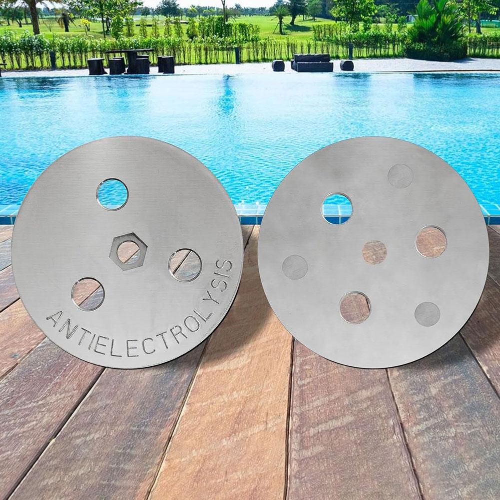 Pool Skimmer Zinc Anode Weight Plate Pool Skimmer Basket Weight Keep Your Skimmer Basket In Place for Salt System Swimming Pools