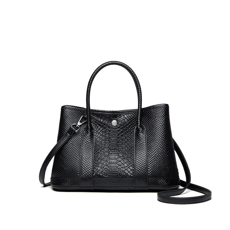 Genuine Leather Bag for Women Unique Shoulder Bag Black Bags High End Business Original New Arrival Limited