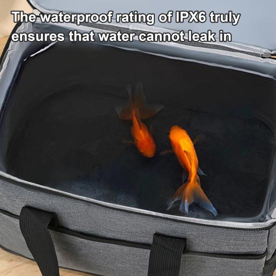 Picknickväska Isolerad Matsäck med Högdensitetsisolering Stor Kapacitet Dubbla Fack Avtagbar Axelrem Vattentät