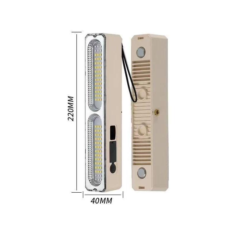 Portable LED Camping Lamp Night Market Light Rechargeable High Brightness Lamp Tube for Outdoor Multi-Function Camping Lighting