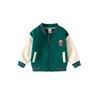 Kids' Coat Fleece-lined Male Baby Stand Collar Zip-up Shirt