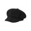 Korean Version Solid Color Corduroy Female Painter's Hat British Retro Octagonal Hat Gorras Para Mujer