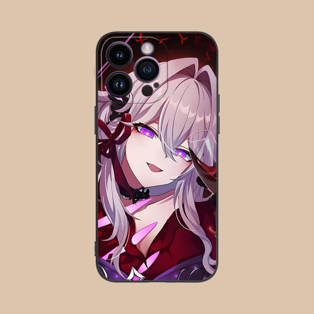 

HSR Thelema Matte TPU Mobile Phone Case for iPhone 17 16 15 14 13 12 11 X XR XS 8 7 Air Pro Max Plus Mini Colorful Cover iPhone 7 Plus