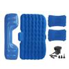 Back Seat Car Air Mattress:Inflatable SUV Car Camping Bed for Truck Van,Thickened Double-Sided Flocking Travel Car Sleeping Pad with Air Pump 2Pillows