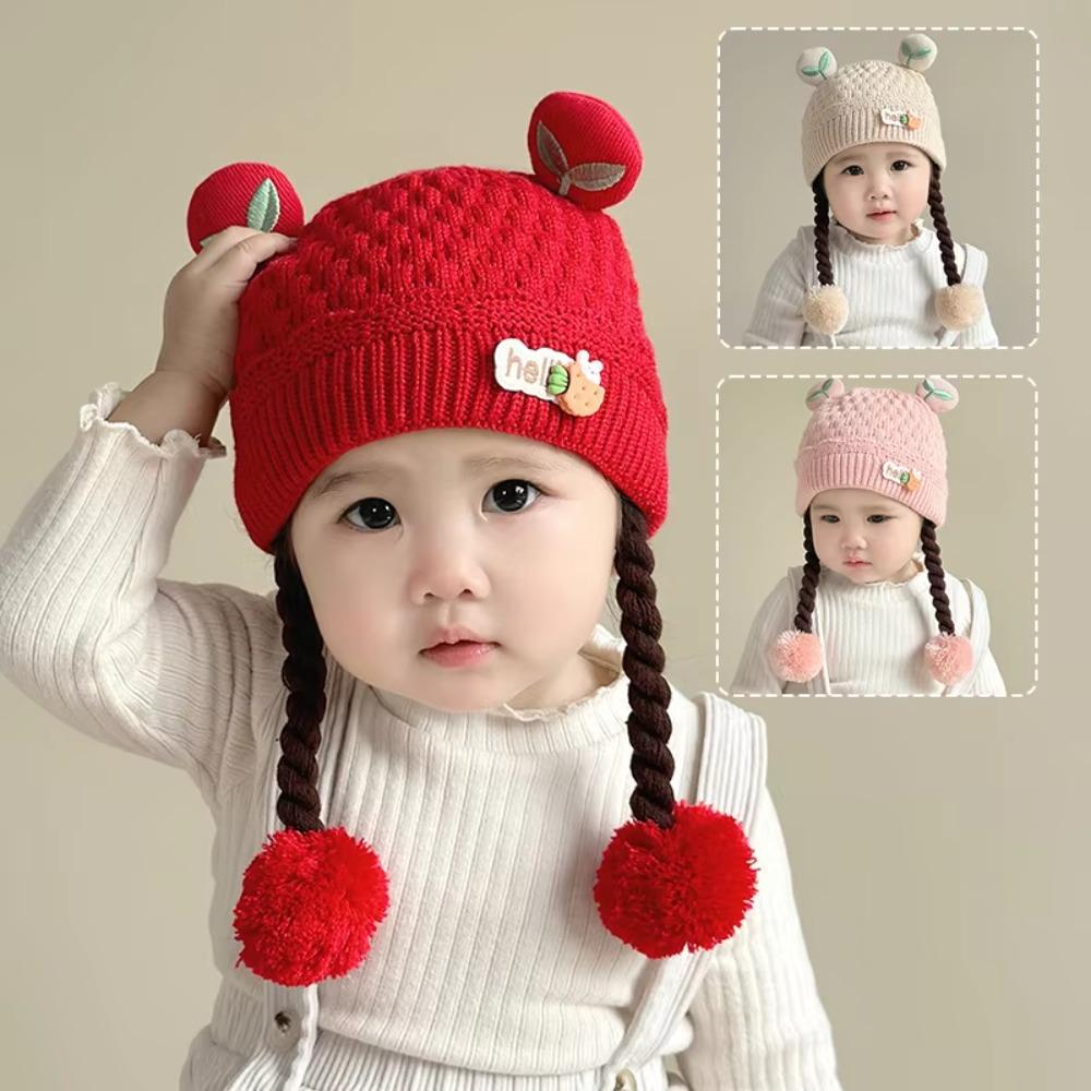 Keep Warm Baby Ear Protection Cap Thickened Toddler Beanie Cute Kids Beanie Cap Winter