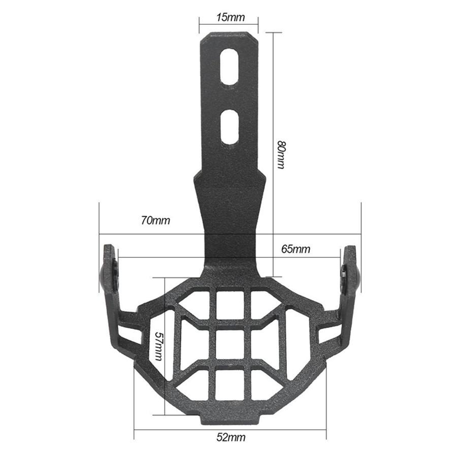 Black Fog Lights Cover Accessories For BMW R1200GS ADV F800GS LED Fog Lamp Cover