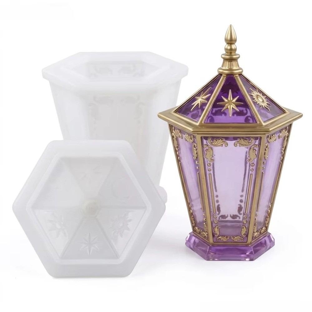

with Lid Silicone Mold Crystal Texture Crystal Epoxy Resin Mold Boho Style DIY Mold Crafts Making