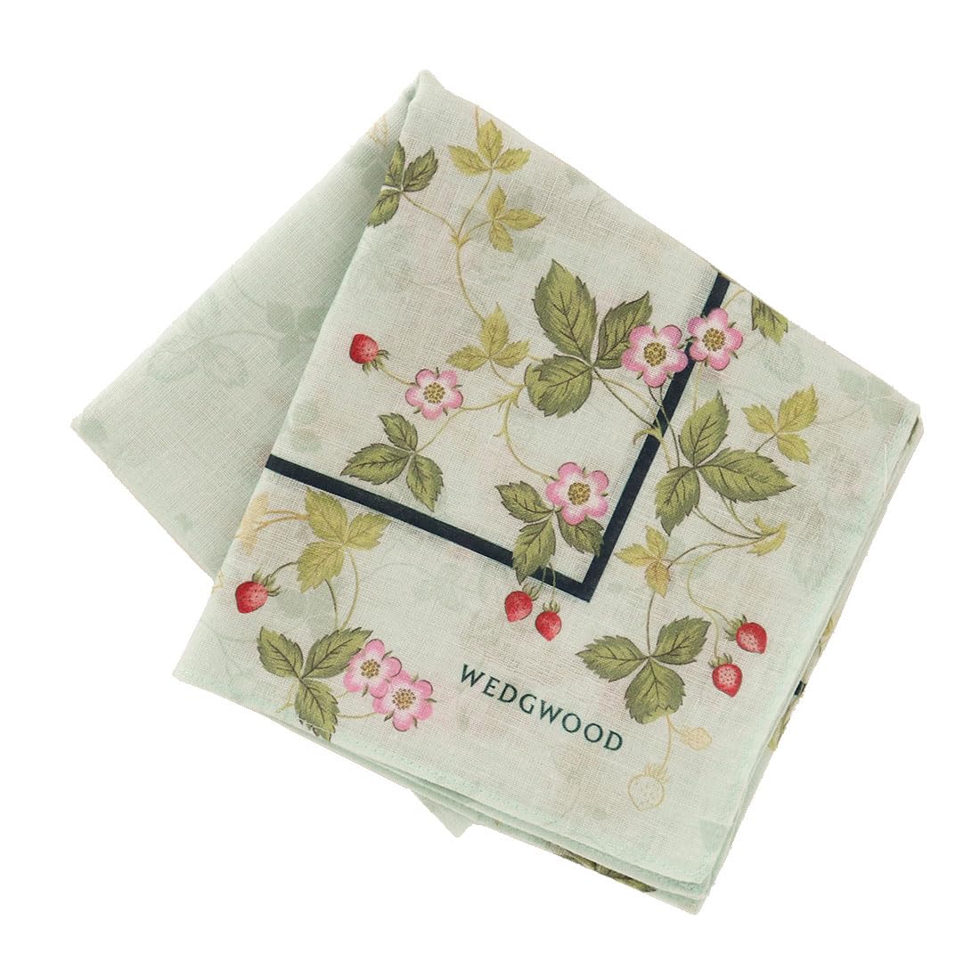 

Wedgwood Ecot Series Printed Handkerchief (Green) [100% Cotton] Women s, Approx. 52cm, 138116-0003-01