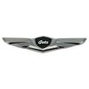 Car modification car stickers 3D metal badge hood decal high-end decorative stickers for HYUNDAI-GETZ  With LOGO Car accessories TT36