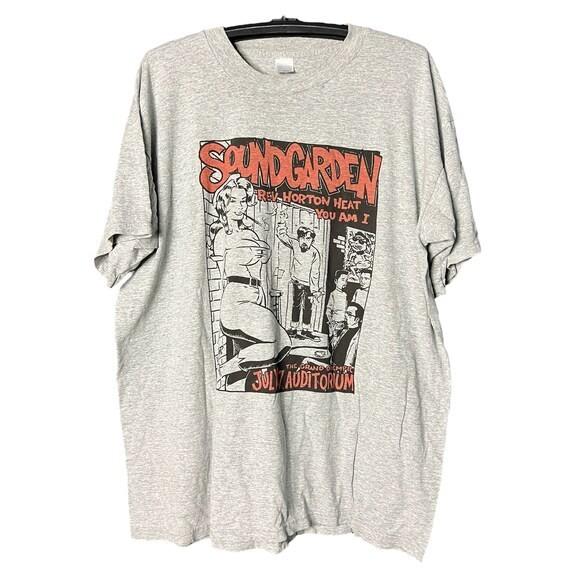 

Редкая футболка Soundgarden Horton Heat You am I Унисекс Концерты-5XL Репринт LO246 Унисекс Футболка S