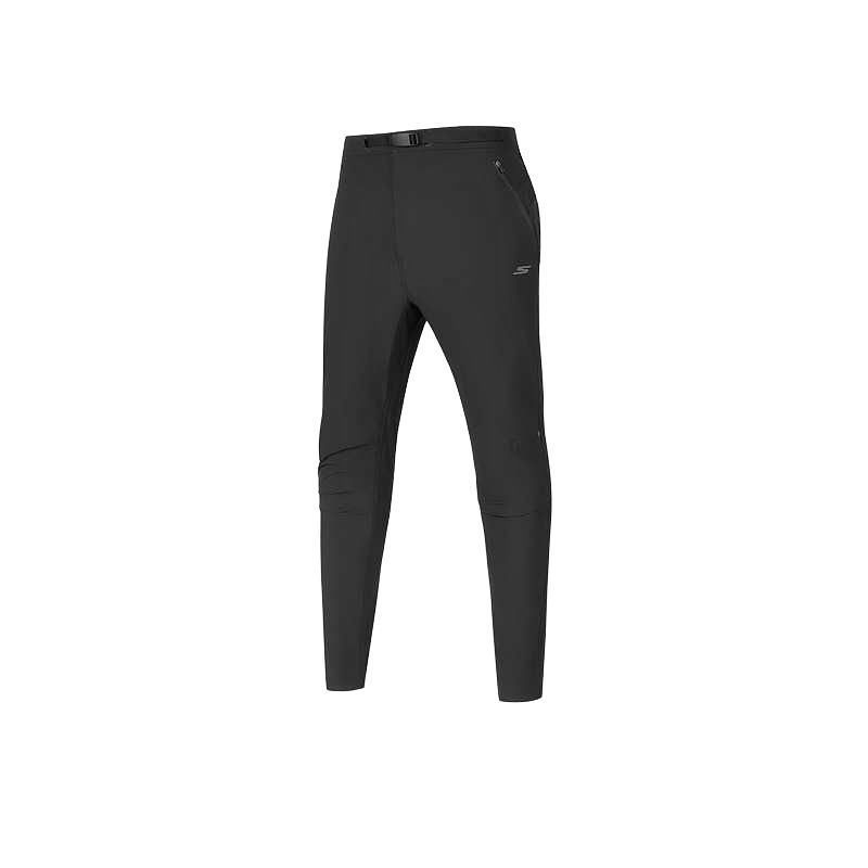 Skechers Sport Life Series Simple Comfortable Outdoor Cuffed Casual Pants Men Bottoms Carbon-Black P424M211-0018 M