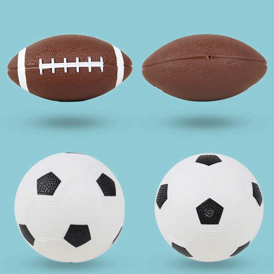 Football Toy Durable Waterproof Lightweight Interesting Mini Exercise PVC Kids School Backyard Games Basketball Soccer Birthday Gift