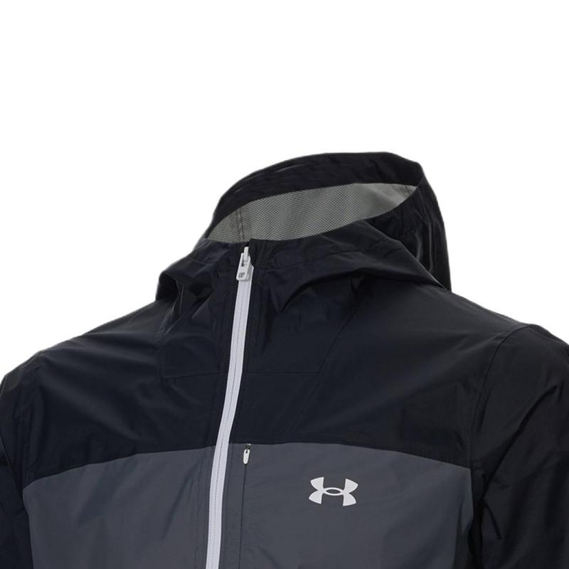 Under Armour Stormproof Cloudstrike Colorblock Jacket Men Black 1381880-001
