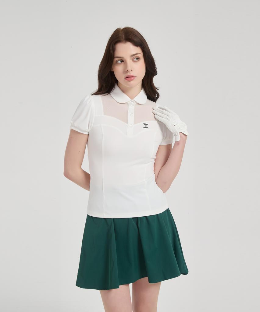 E.PARCA Ashley Puff Short Sleeve Top